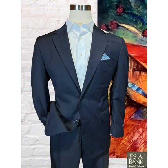 Jos. A. Bank Other - New Jos A Bank 41R Traveler Navy Blue Blazer Sport Coat Jacket